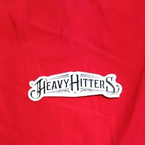 420 HEAVY HITTERS CANNABIS STICKER. SMALL.💚🌿🌱